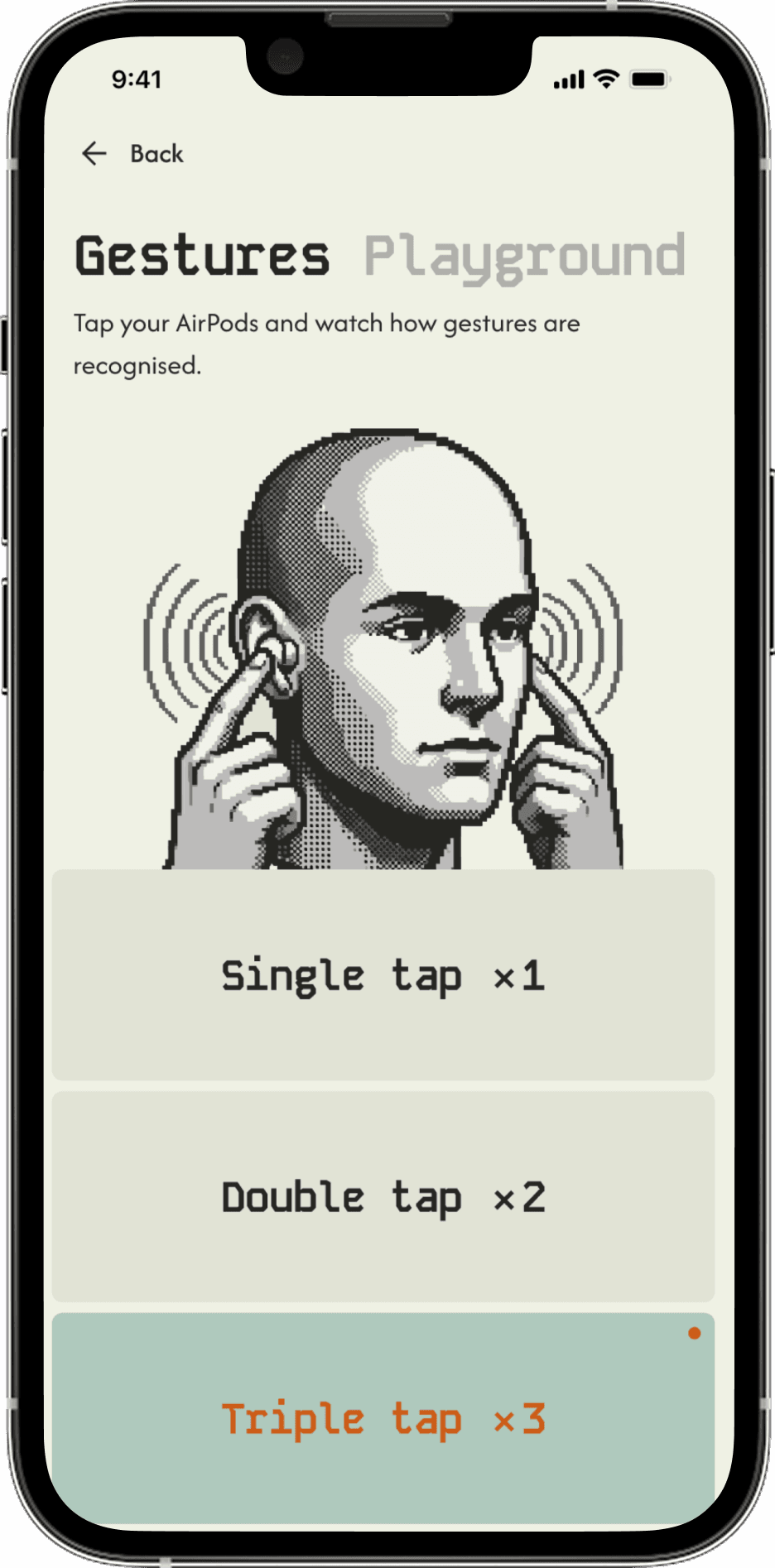 Headset Timer screen 4